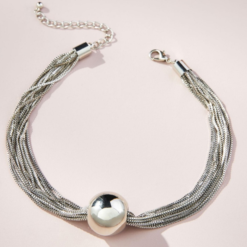 NWT - ANTHROPOLOGIE Petit Moments Corgan - Silver